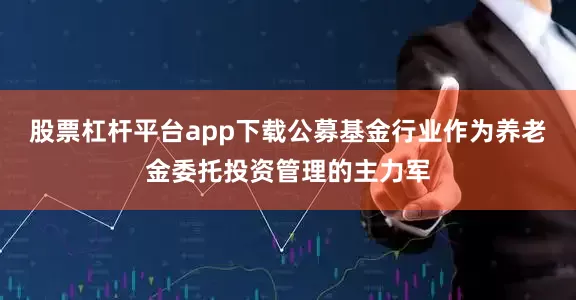 股票杠杆平台app下载公募基金行业作为养老金委托投资管理的主力军
